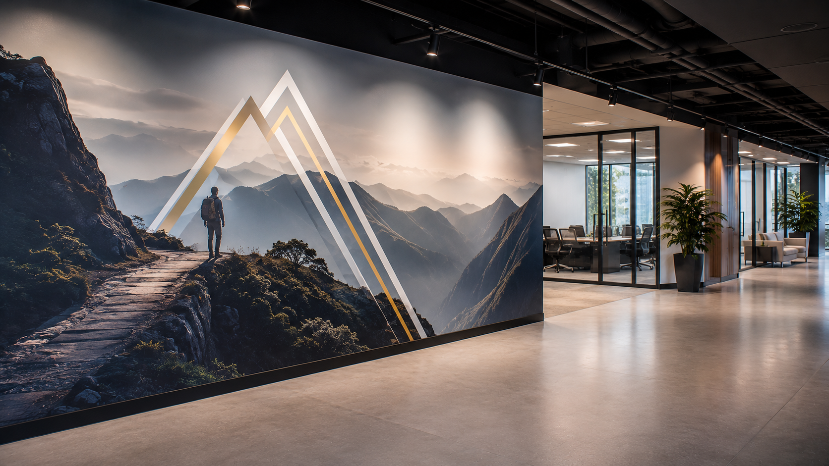 Motivational wall graphics