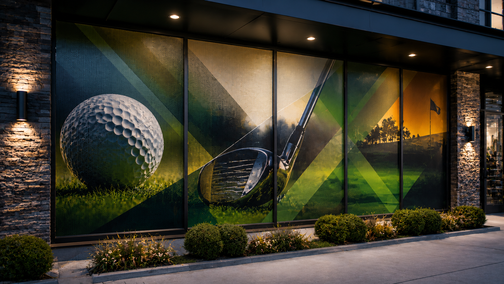Full window graphics